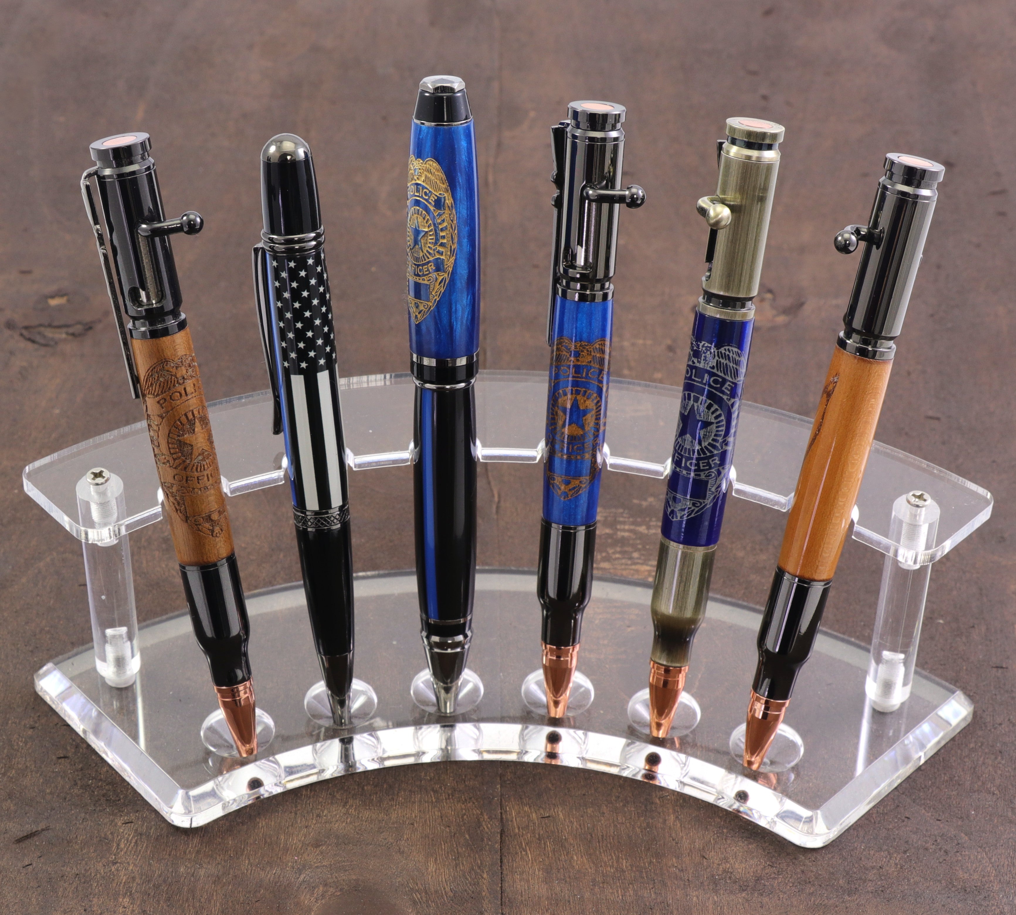 Acrylic Pen Display - Holds 13 Pens — WoodWorld of Texas