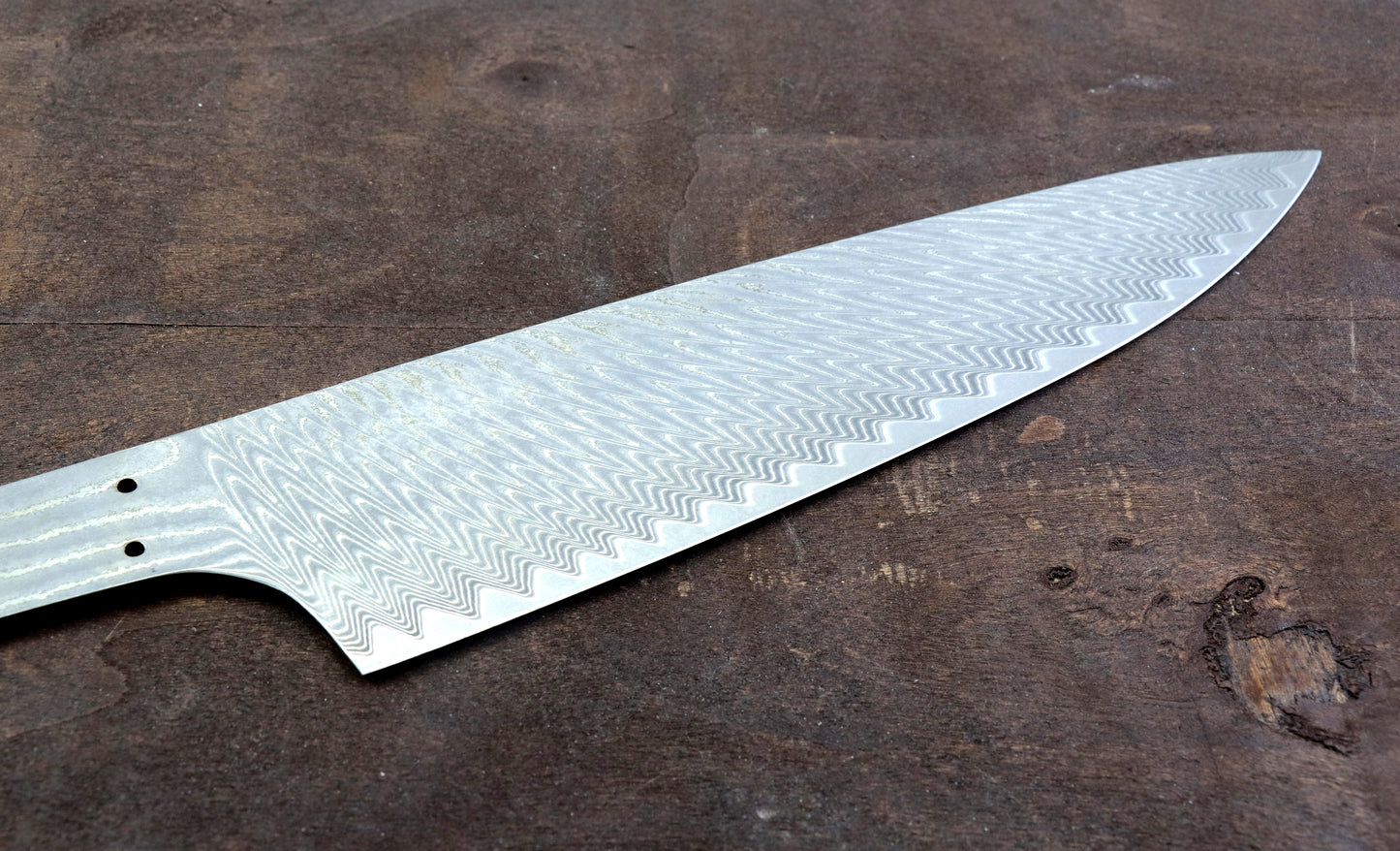 Damascus Kitchen Knife Blank