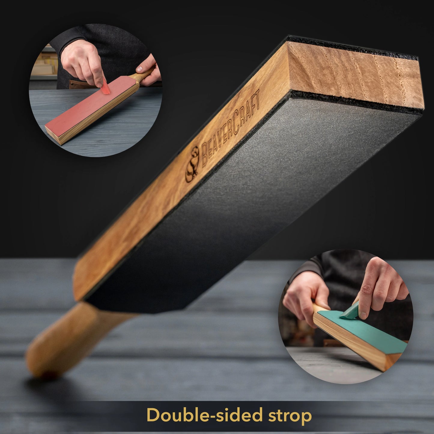 Dual Sided Leather Strop