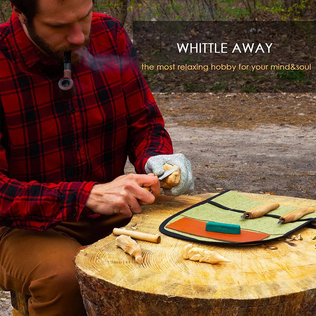 Starter Chip Carving and Whittling Knife Set