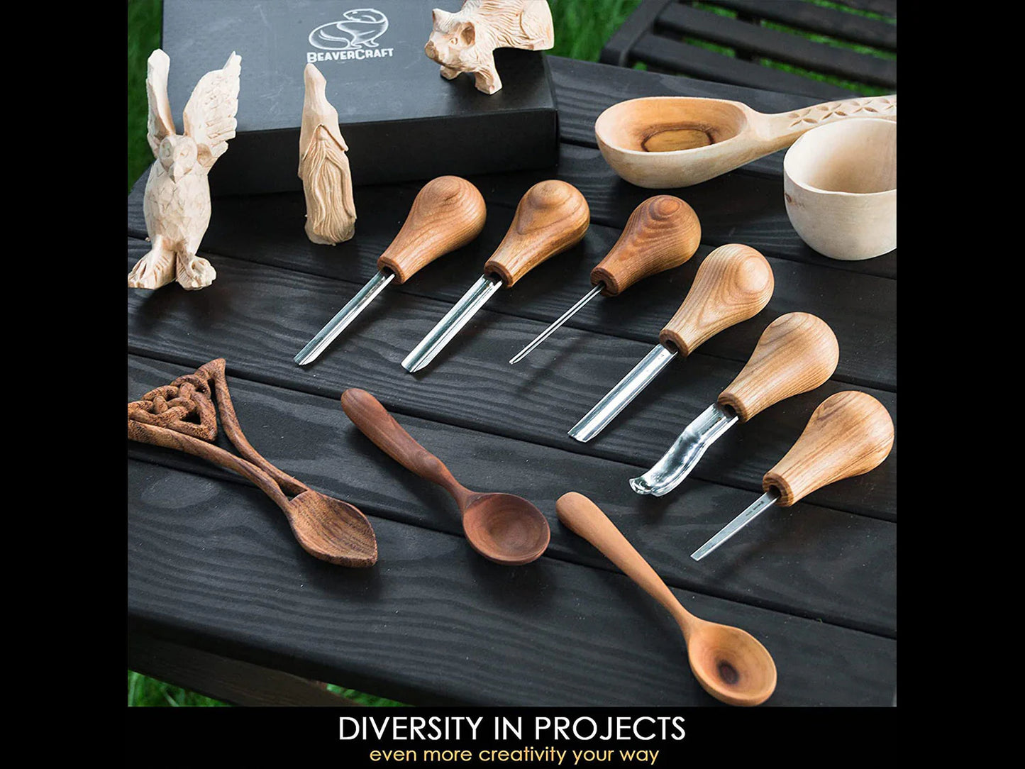 Palm Carving Tool Set