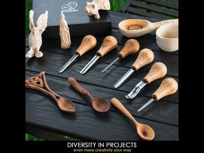 Palm Carving Tool Set