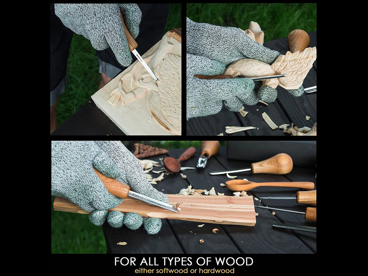 Palm Carving Tool Set