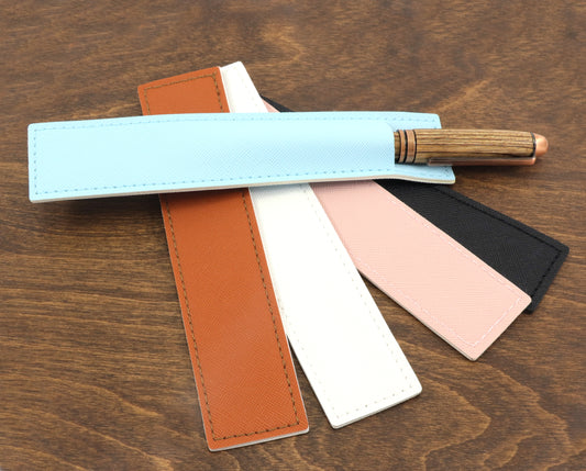 Slim Leatherette Pen Sleeve