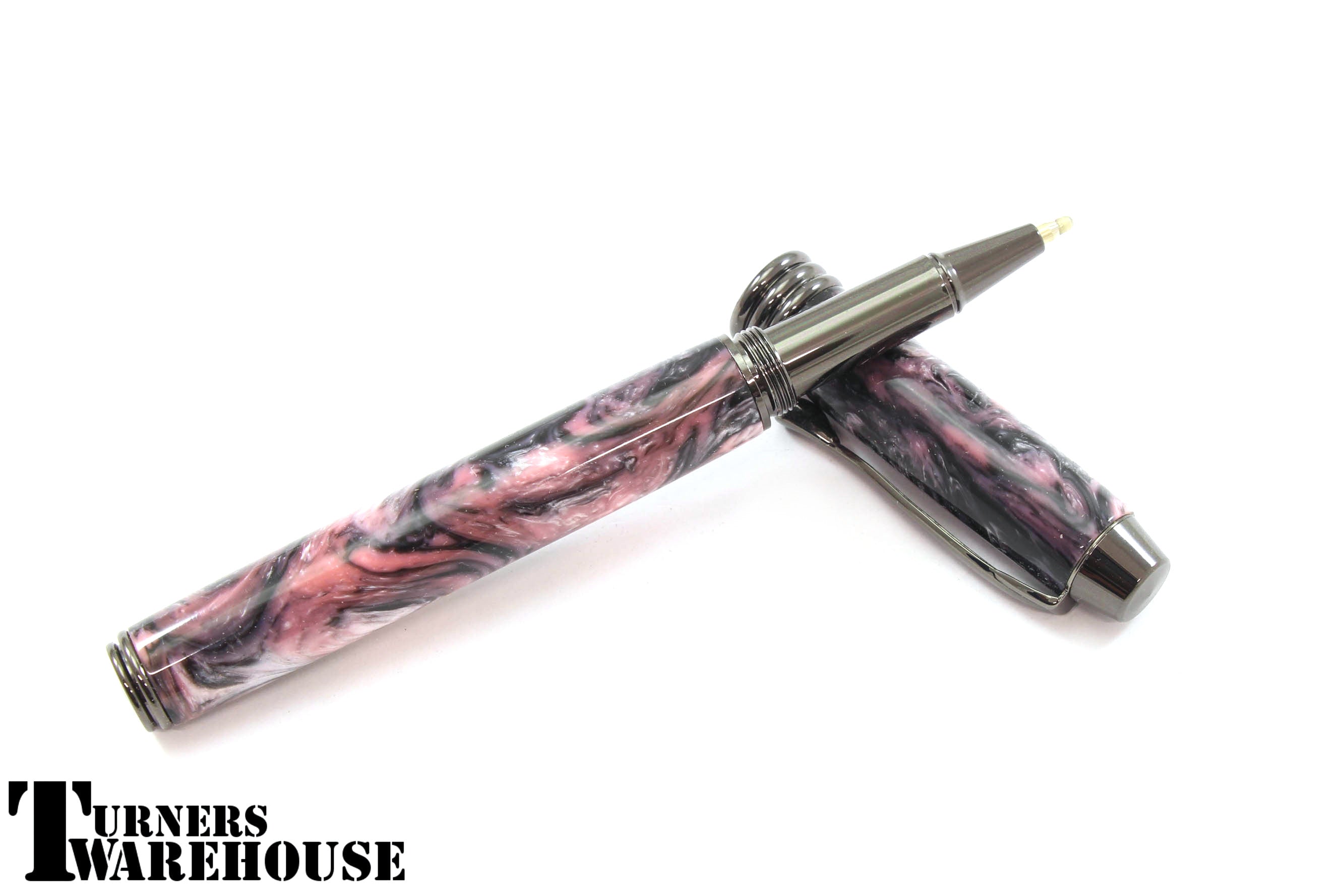 Manager Fountain Pen, Chrome -- Acrylic/Luffa shops (COMP110)