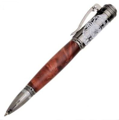 Pen in deals Honor of Police - Curly Maple wood Satin Chrome body:P100